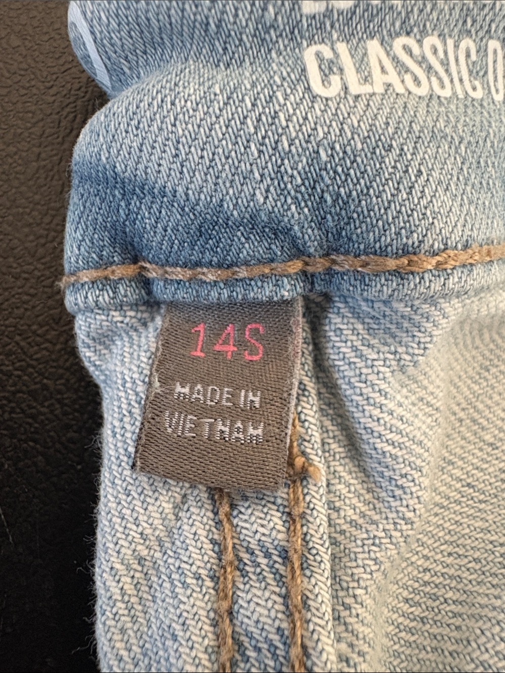 #T944 - Torrid Low-rise Bagging Straight Jeans 14W (short) - Picture 9 of 11